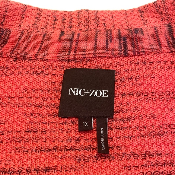 NIC+ZOE Pink Textured Blazer - Picture 3 of 4